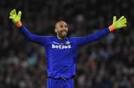 LONDON, ENGLAND - NOVEMBER 05:  Lee Grant of Stoke City during the Premier League match between West Ham United and Stoke City at Olympic Stadium on November 5, 2016 in London, England.  (Photo by Shaun Botterill/Getty Images)